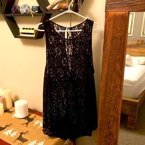 Lace mini dress